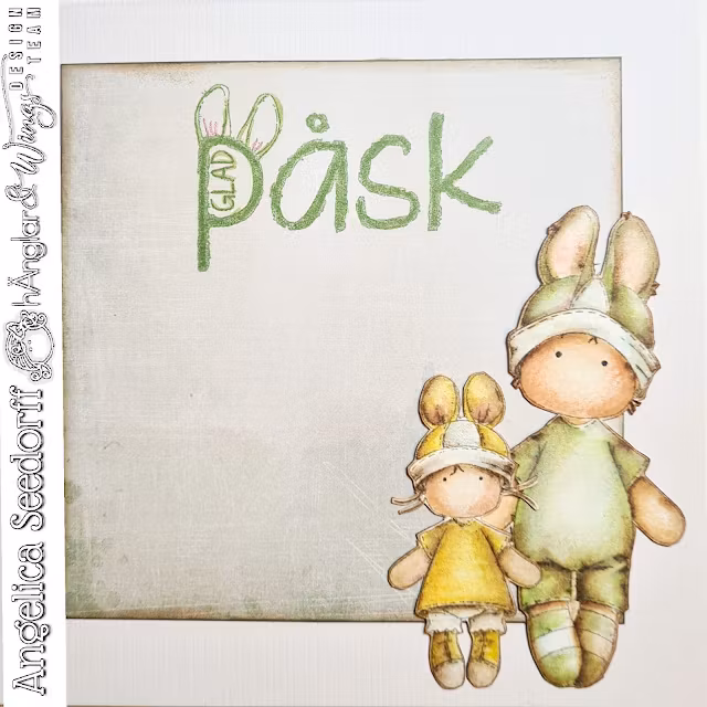 Clear Stamps - Påskkaniner