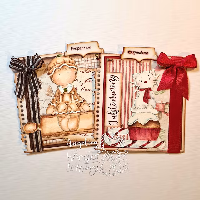 Clear Stamps - Sittande Pepparkakor / Sitting Gingerbread