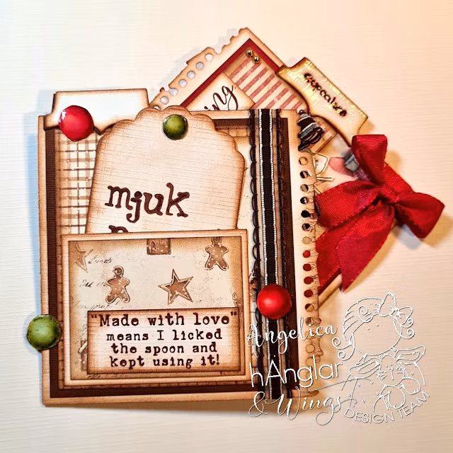 Clear Stamps - Sittande Pepparkakor / Sitting Gingerbread