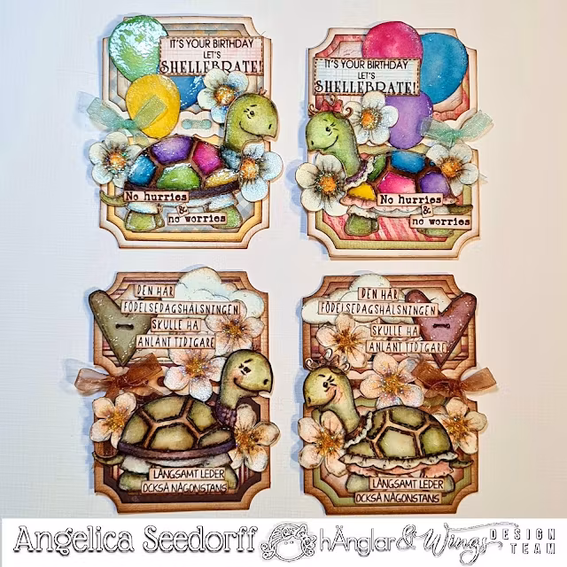 Clear Stamps - Sköldpaddor / Turtles
