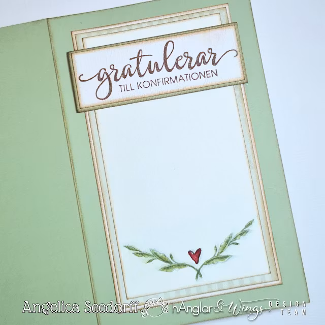 Clear Stamps - Konfirmationsbiljett
