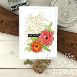 Clear Stamps - Asemisk Bakgrund / Asemic Background