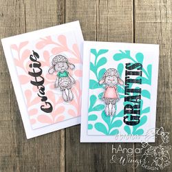 Clear Stamps - Bakgrundsblad