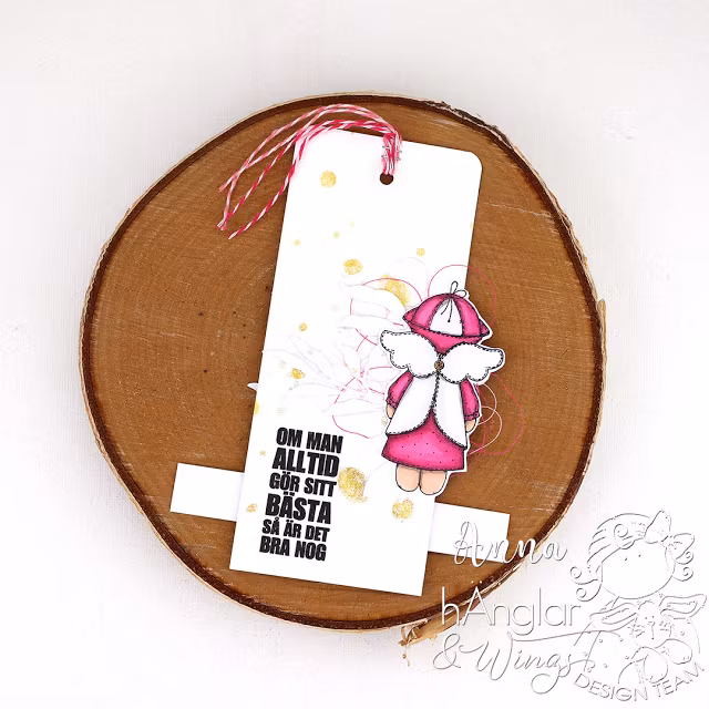 Clear Stamps - Retro - Fram & Bak-hÄngla A7