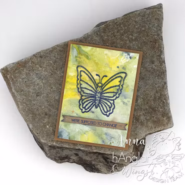 Clear Stamps - Fjäril A7