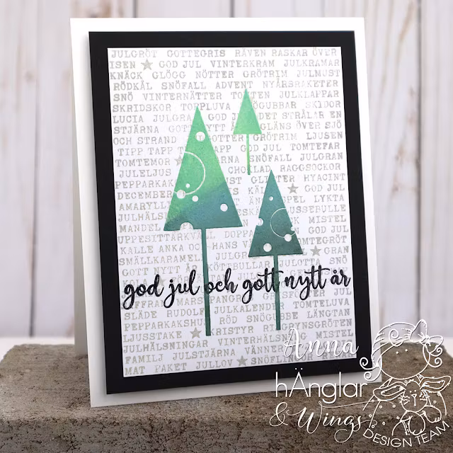 Clear Stamps - Grafiska Granar / Graphic Trees
