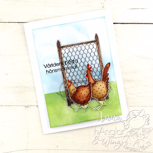 Clear Stamps - Hönsmamma / Mother Hen