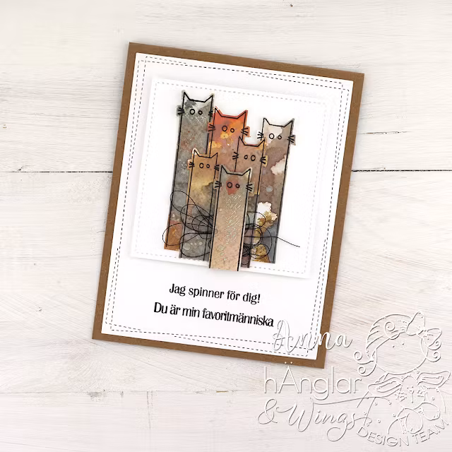 RETIRED - Clear Stamps - Som Hund och Katt / Like Dog and Cat