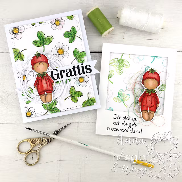 Clear Stamps - Jordgubbar / Strawberries