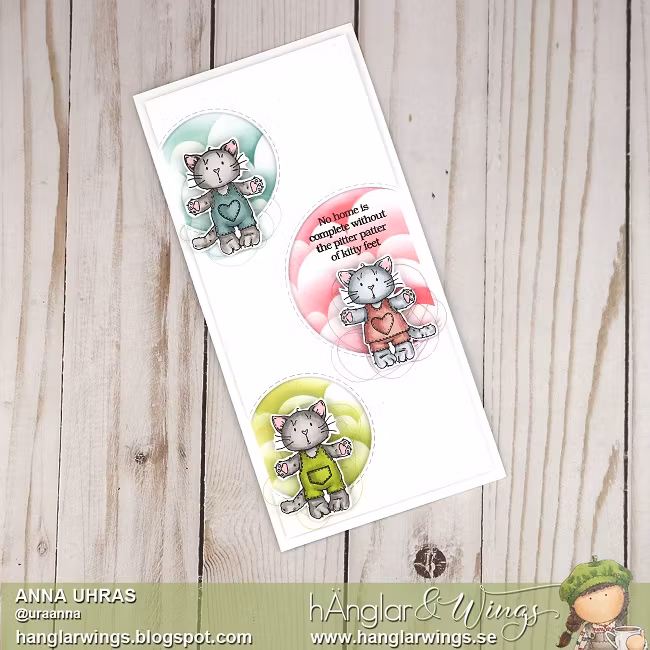 UTGÅTT - Clear Stamps - Kattungar  A7