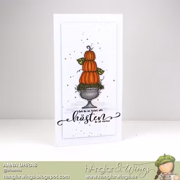 Clear Stamps - Dekorationspumpor / Pumpkin Topiary A7