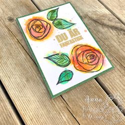 Clear Stamps - Rosor