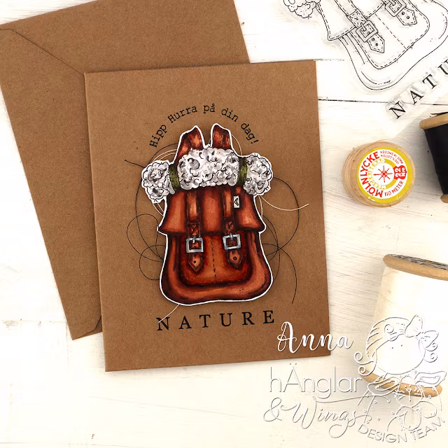 Clear Stamps - Stor Rygga / Large Backpack A7
