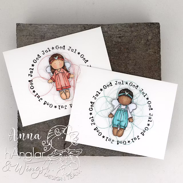 Clear Stamps - Små SkyddshÄnglar A7