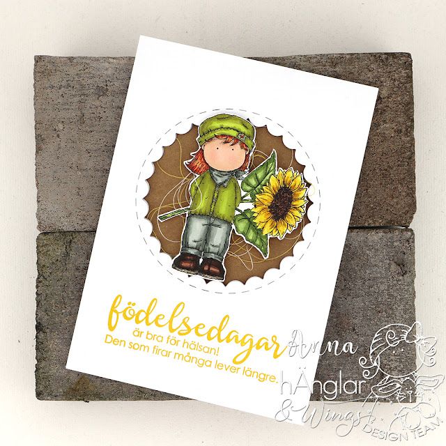 UTGÅTT - Clear Stamps - Höst i trädgården