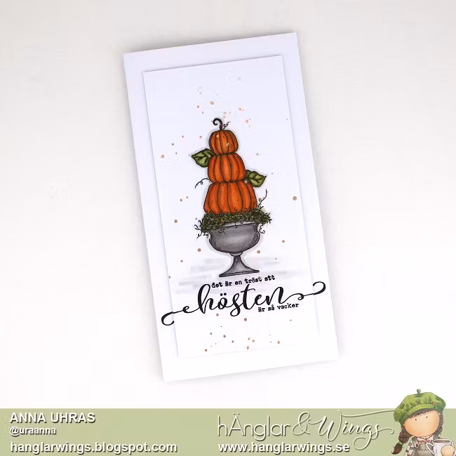 UTGÅTT - Clear Stamps - Stora Texter Höst  A7