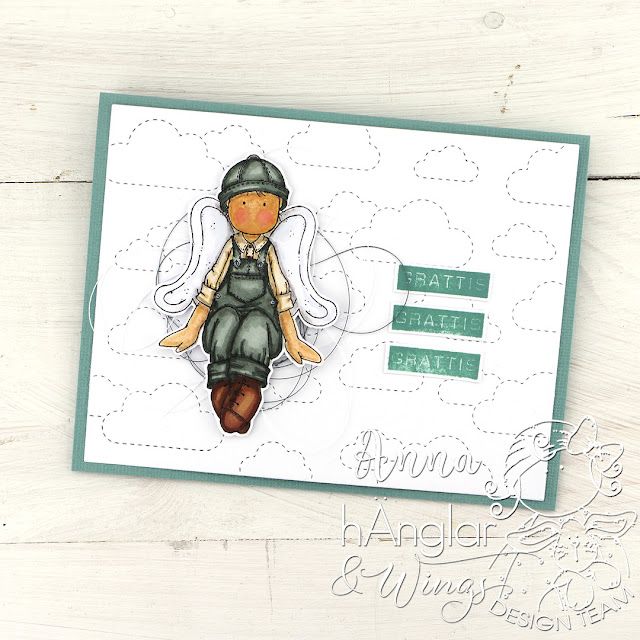 Clear Stamps - Uti det blå hÄnglar