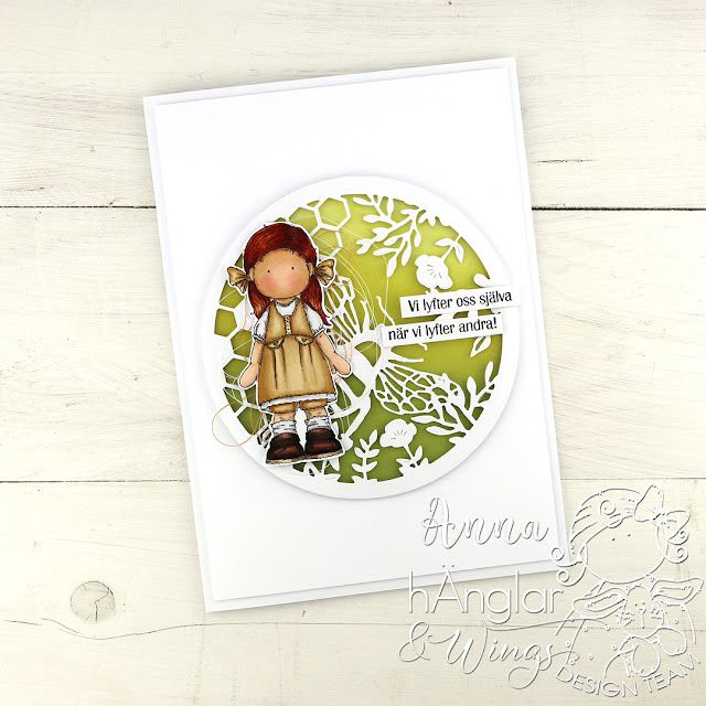Clear Stamps - Vårflicka / Spring Girl A7
