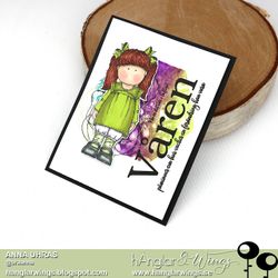 Clear Stamps - Stora Texter Vår  A7