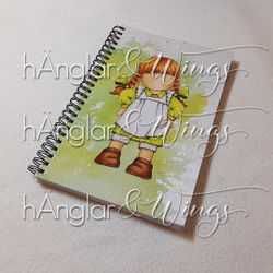 Notebook A5 Green Attitude Girl