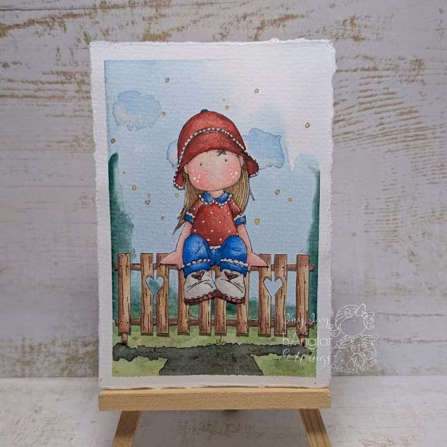 Clear Stamps - På andra sidan staketet (vårkit 26)