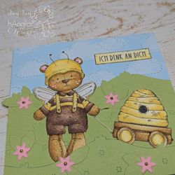 Clear Stamps - Ruttexter Tyska / Square words - German