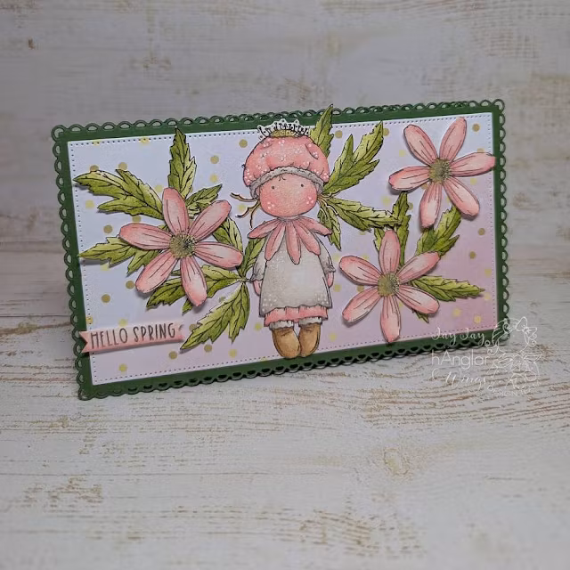 Clear Stamps - Vitsippor (vårkit 26)