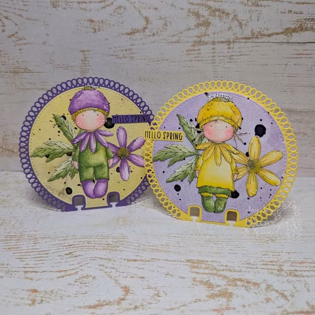 Clear Stamps - Vitsippor (vårkit 26)