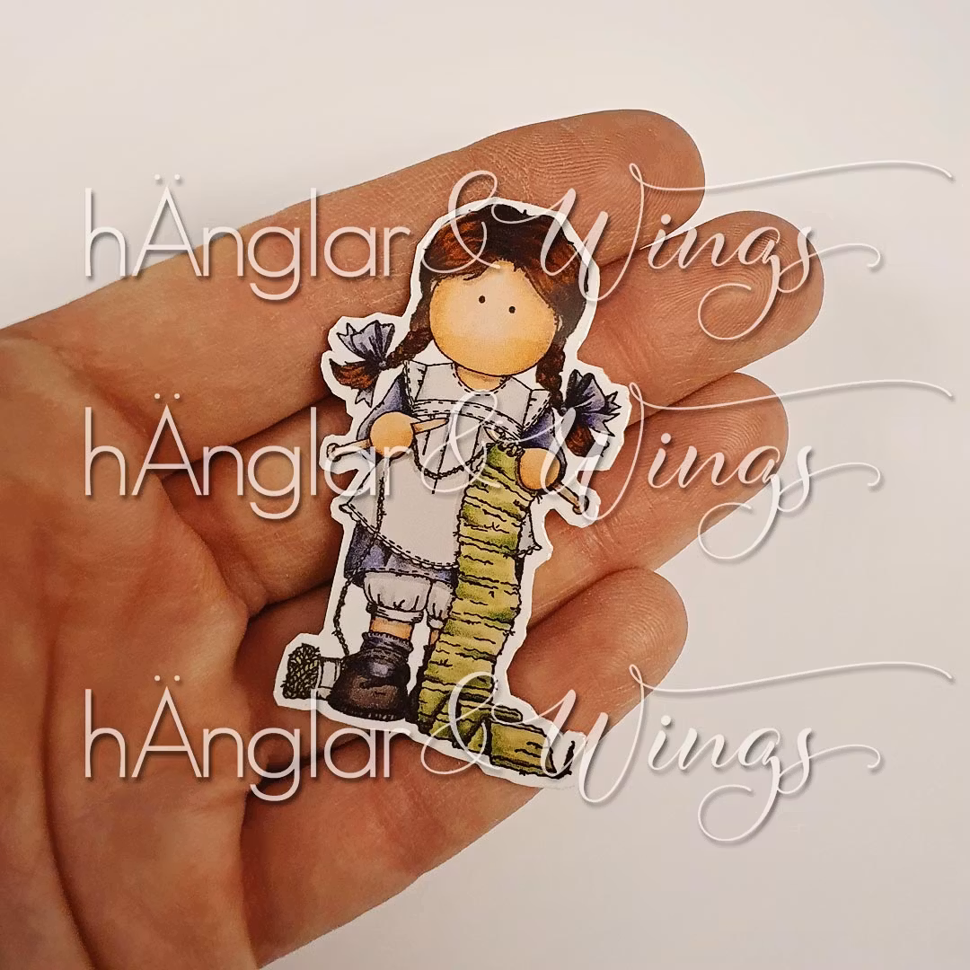 Klistermärke - Stickflicka