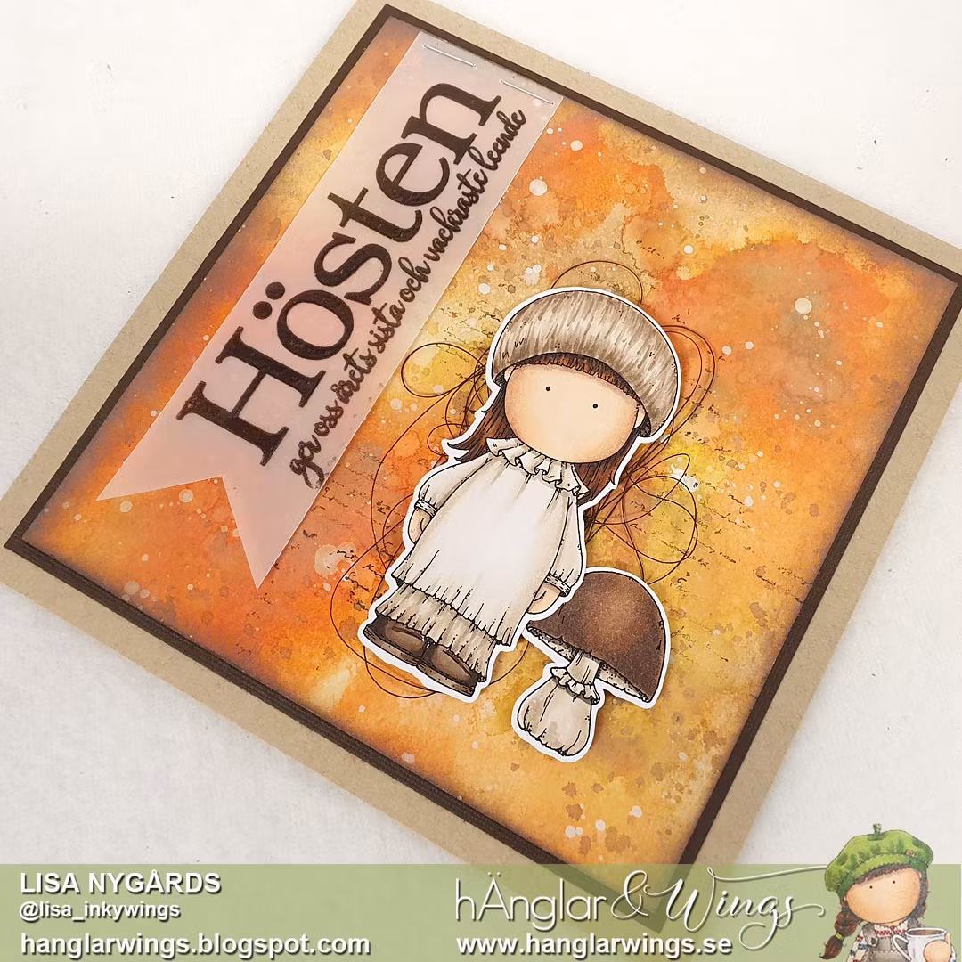 UTGÅTT - Clear Stamps - Stora Texter Höst  A7