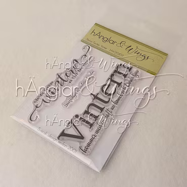 Clear Stamps - Stora Texter Vinter  A7 / Large Texts Winter A7