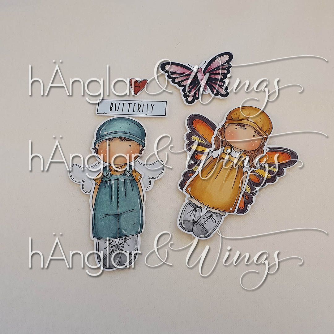Clear Stamps - Lånta Vingar (sommarkit)