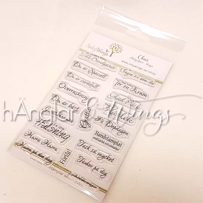 UTGÅTT - Clear Stamps - Till Brudparet