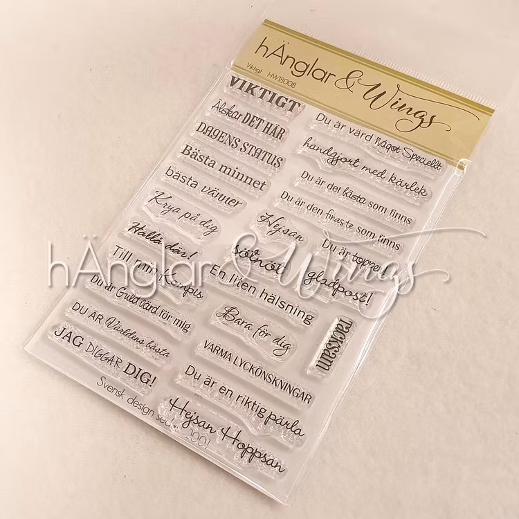 RETIRED - Clear Stamps - Viktigt