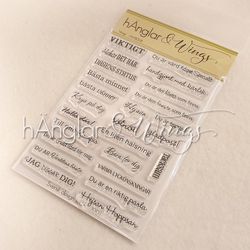 RETIRED - Clear Stamps - Viktigt