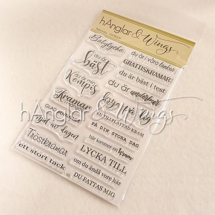 UTGÅTT - Clear Stamps - Babylycka