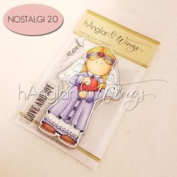 RETIRED - Clear Stamps - hÄngla med Julkula / hAngel with tree decoration -  A7