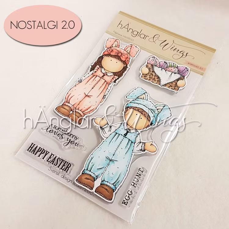 UTGÅTT - Clear Stamps - Påskharar