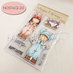 UTGÅTT - Clear Stamps - Påskharar