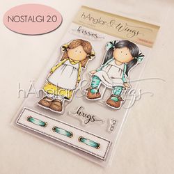 UTGÅTT - Clear Stamps - Vårflickor