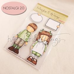 RETIRED - Clear Stamps - Meddelare / Messenger  (will be retired!)