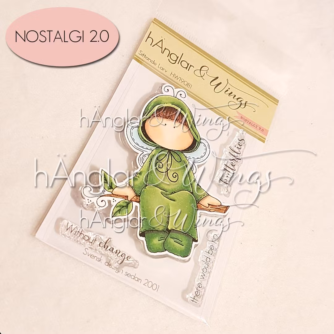 Clear Stamps - Sittande Larv A7 (kommer utgå)
