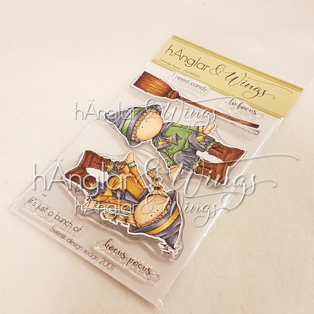 UTGÅTT - Clear Stamps - Sittande Häxor