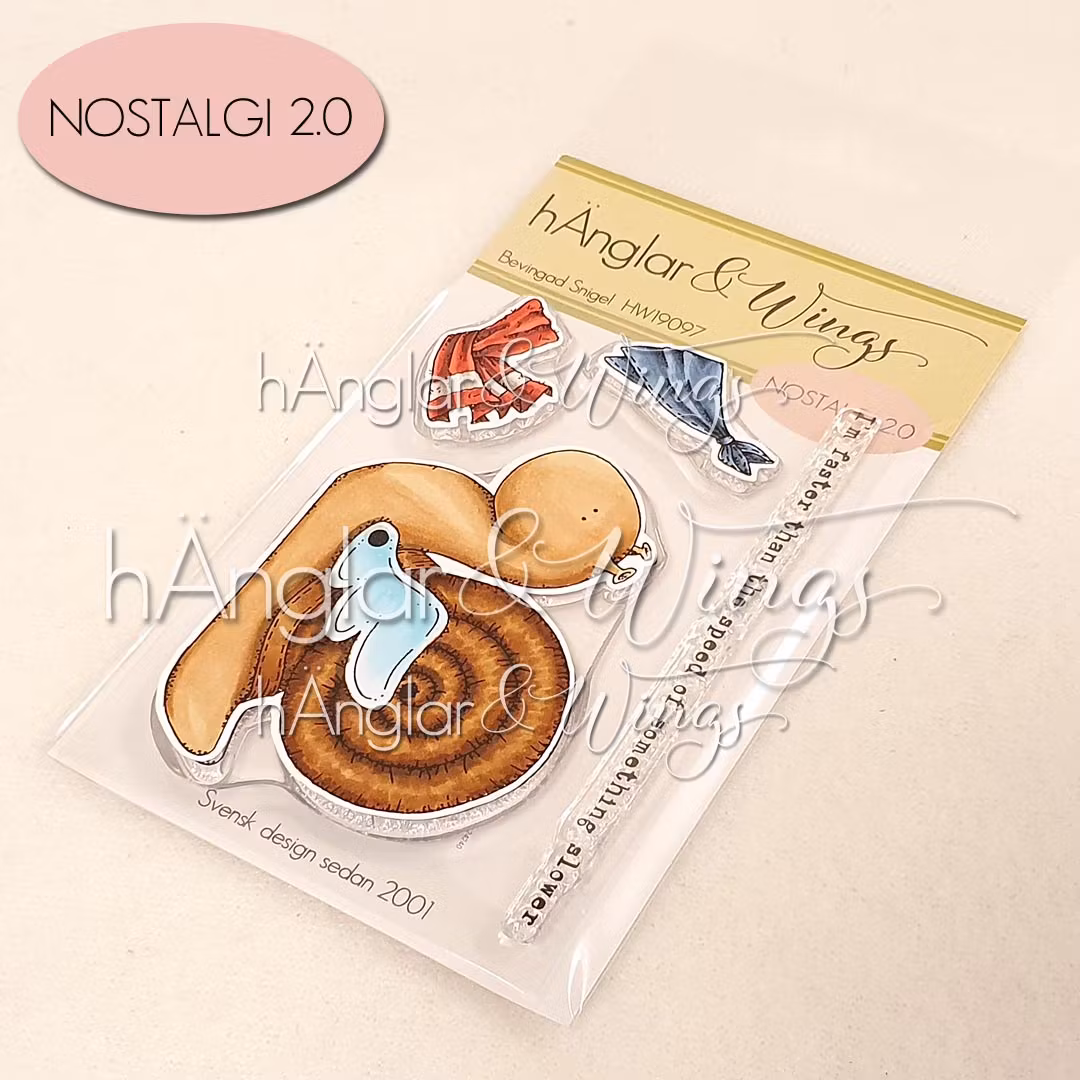 Clear Stamps - Bevingad Snigel A7