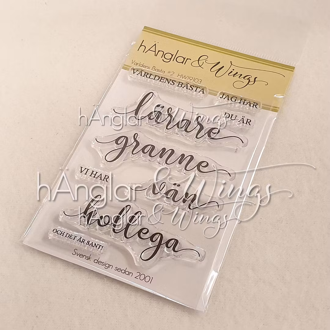 Clear Stamps - Världens Bästa #2 A7