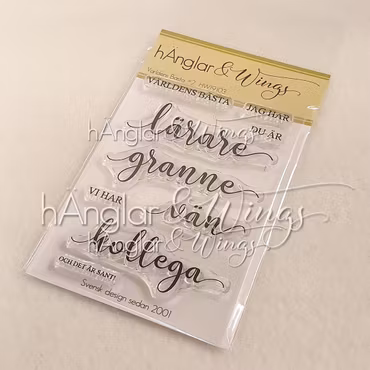 Clear Stamps - Världens Bästa #2 A7