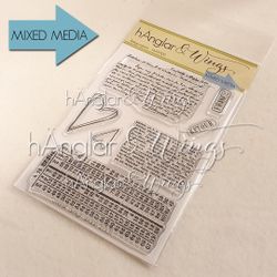 UTGÅTT - Clear Stamps - Bakgrundstext