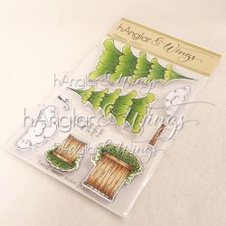 RETIRED - Clear Stamps - hÄnglagranar / hAngel trees  (will be retired!)