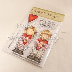 UTGÅTT - Clear Stamps - Hjärtevänner