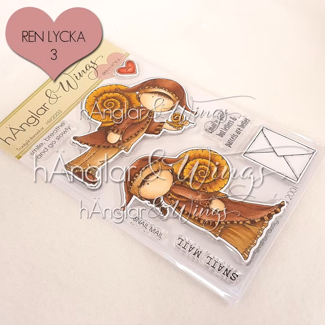 Clear Stamps - Trädgårdssnäckor / Garden Shells